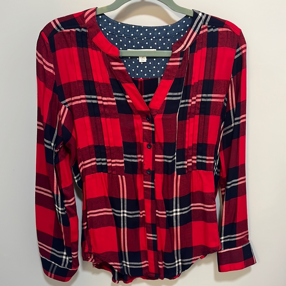 Miami- Red Blouse, Size- Small